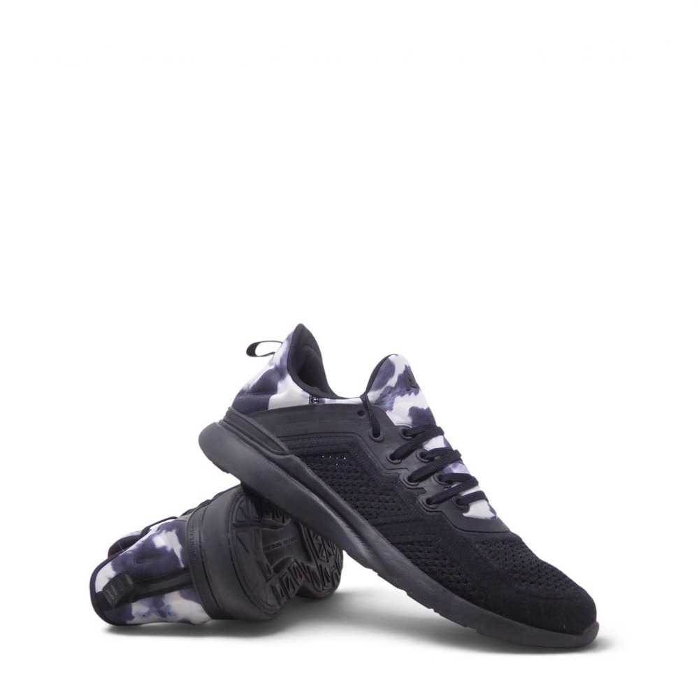 APL Womens TechLoom Tracer Black White Tie Dye Training Shoes 8